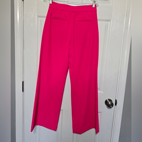 ALICE + OLIVIA Dylan Wide Leg Pant in Wild Pink Size 4 - Picture 8 of 10